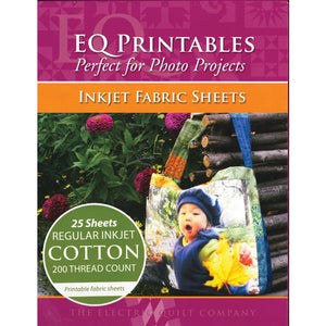 Printables Regular Cotton Fabric Sheets, 25 Pack image # 42949