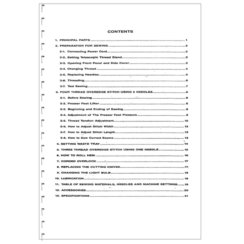 White SL34 Instruction Manual image # 114755