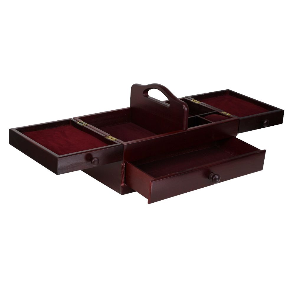 Medium Classic Wooden Sewing Caddy image # 61535
