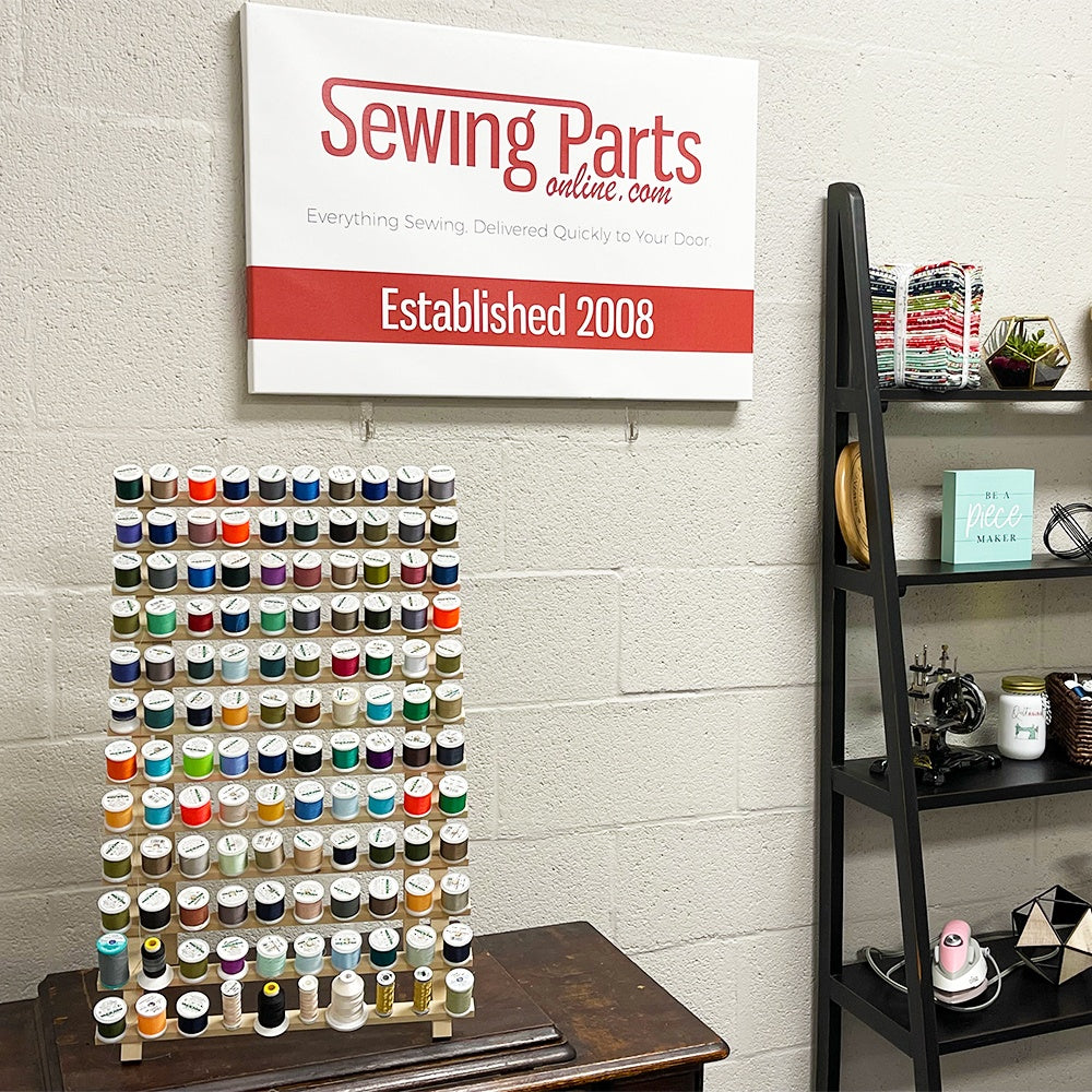 Threaded Rack Legs Alphasew, Wooden Thread Rack w/ Legs
