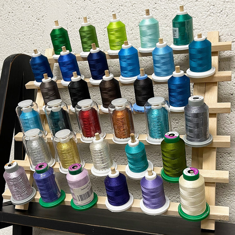 Alphasew, Wooden Thread Rack w/ Legs