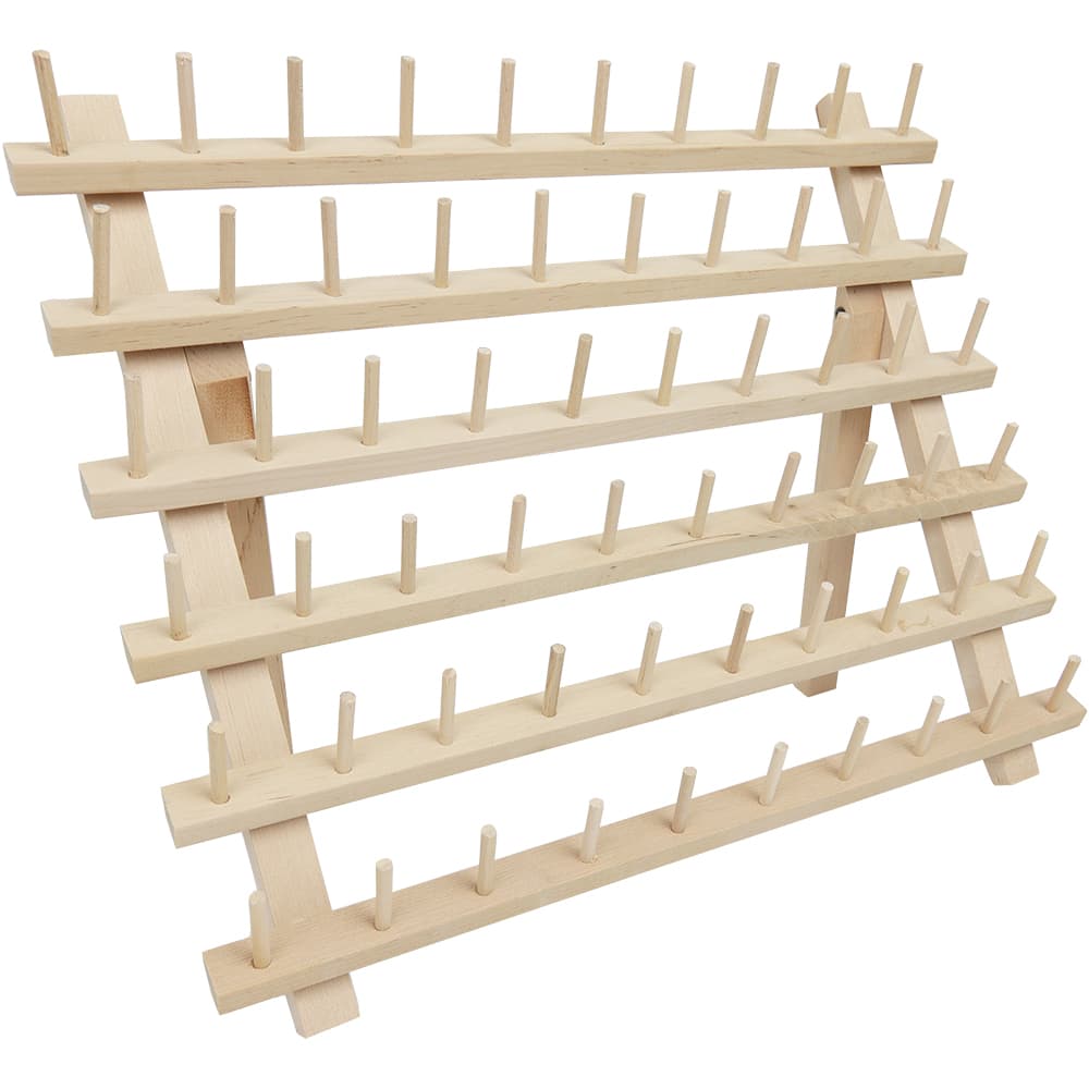 Threaded Rack Legs Alphasew, Wooden Thread Rack w/ Legs