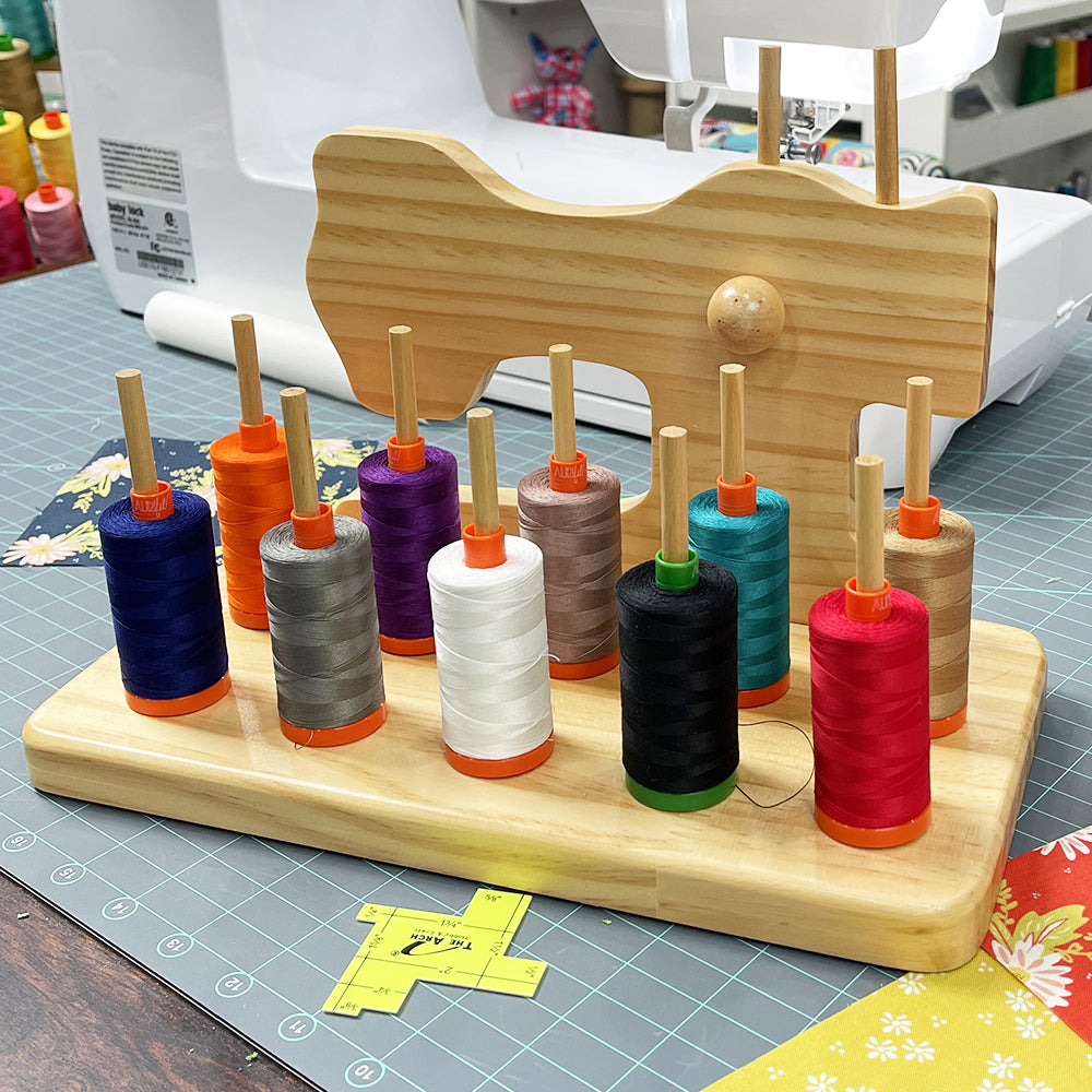 Wooden Spool Organizer (10 Spools) image # 109913