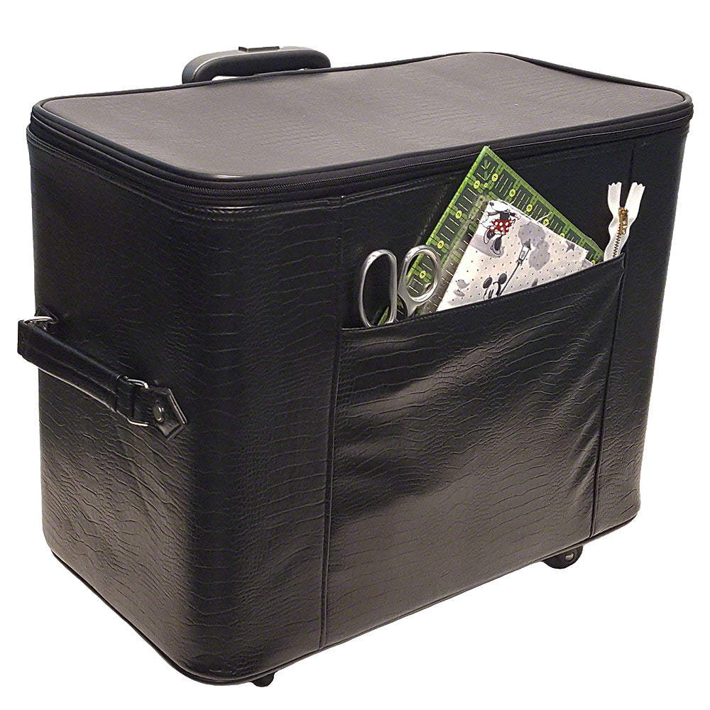 20in Wheeled Sewing Machine Hard Case - Black image # 39430