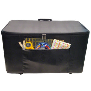 27in Wheeled Sewing Machine Hard Case - Black image # 121415