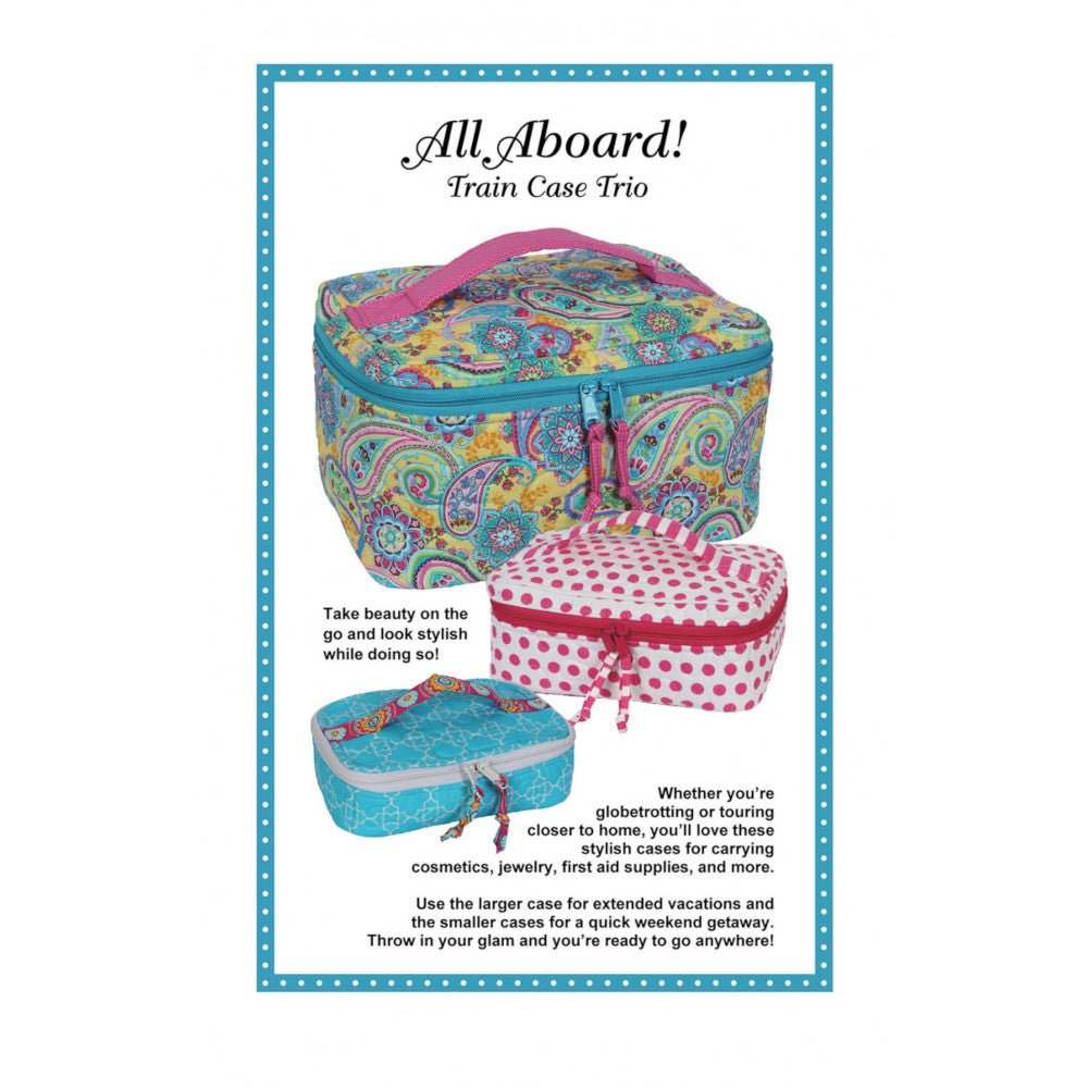 All Aboard! Train Case Trio Pattern image # 48709
