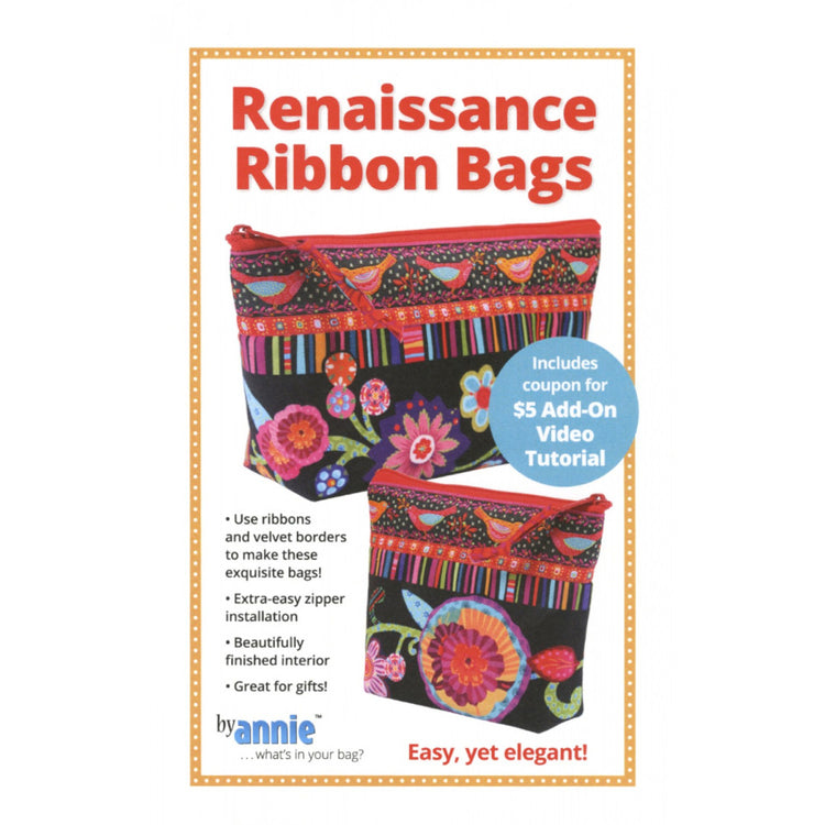 Renaissance Ribbon Bags Pattern image # 48809