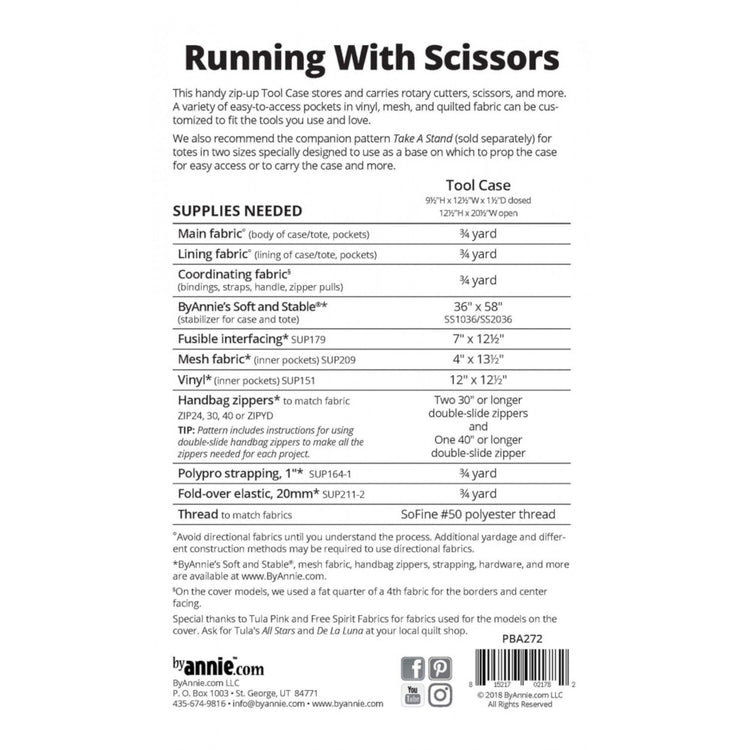 Running With Scissors Pattern image # 48684