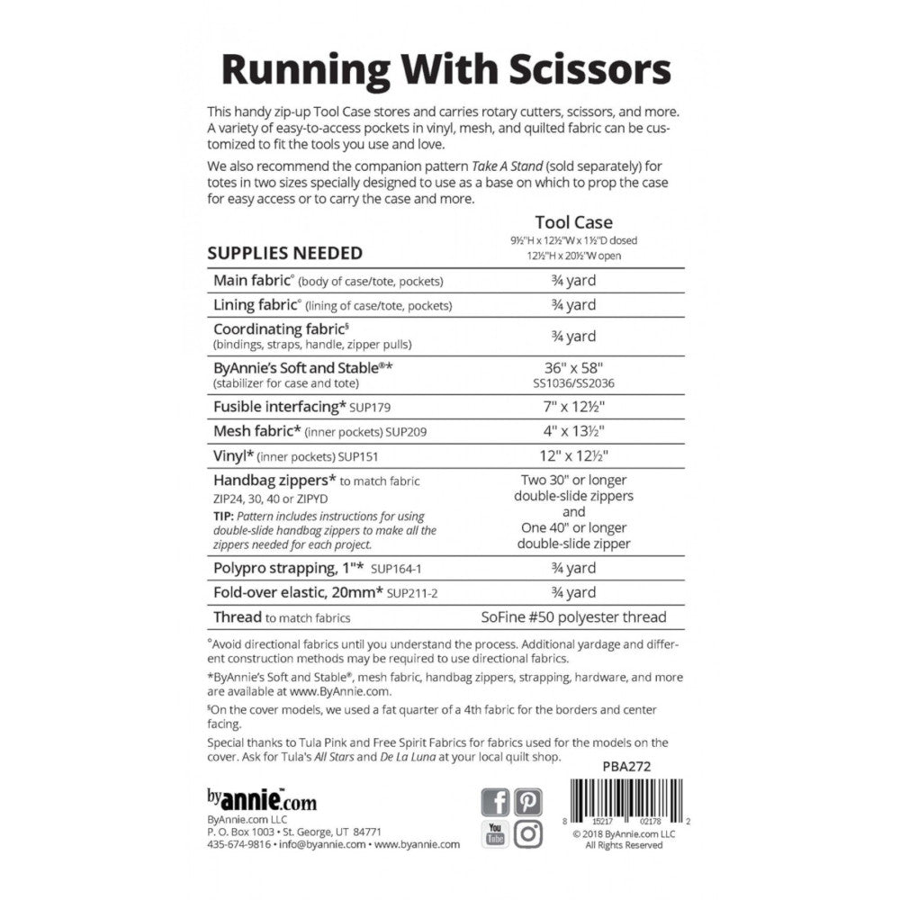 Running With Scissors Pattern image # 48684