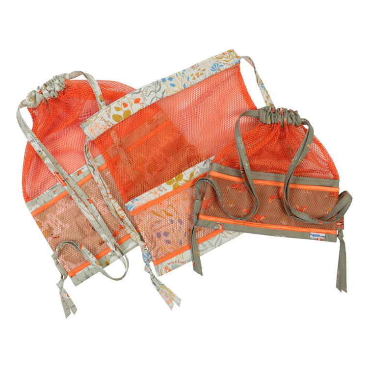 Meshing Around Drawstring Backpacks Pattern