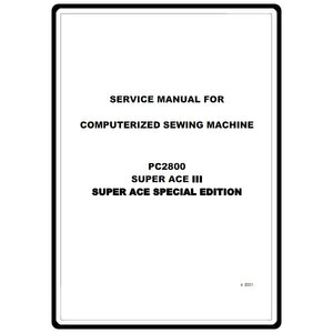 Service Manual, Brother PC2800 image # 22148