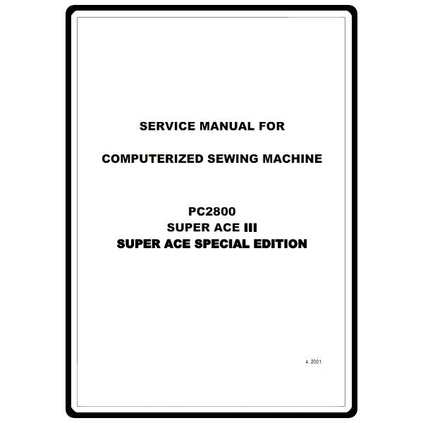 Service Manual, Brother PC2800 image # 22148