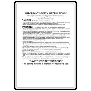 Service Manual, Brother Super Galaxie 2000 image # 12701