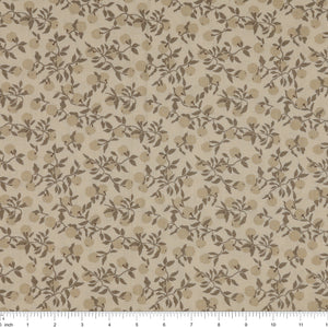 Primrose & Parsley Fabric Collection - Apples Light Sage: with ruler for scale PCPR26833