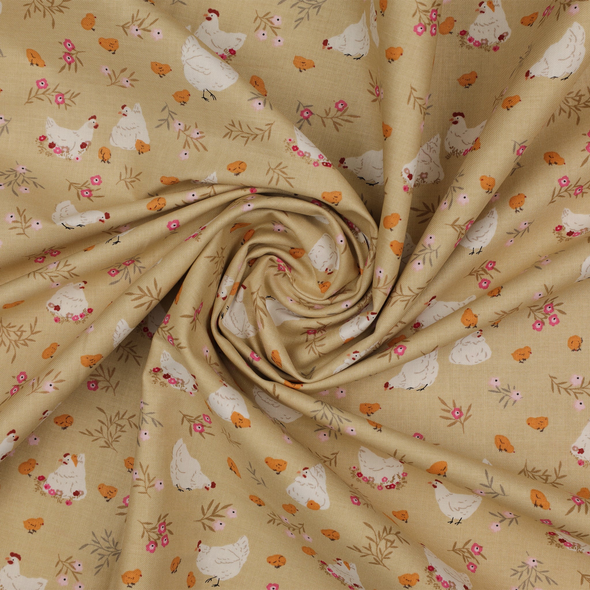 Primrose & Parsley Fabric Collection - Nesting Sage: swirled PCPR26839