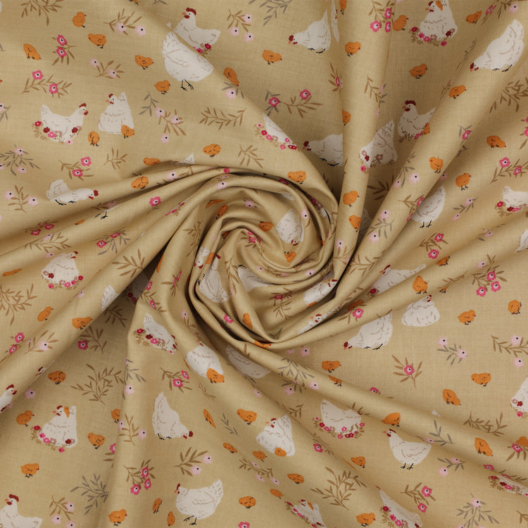Primrose & Parsley Fabric Collection - Nesting Sage: swirled PCPR26839