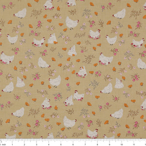 Primrose & Parsley Fabric Collection - Nesting Sage: with ruler for scale PCPR26839