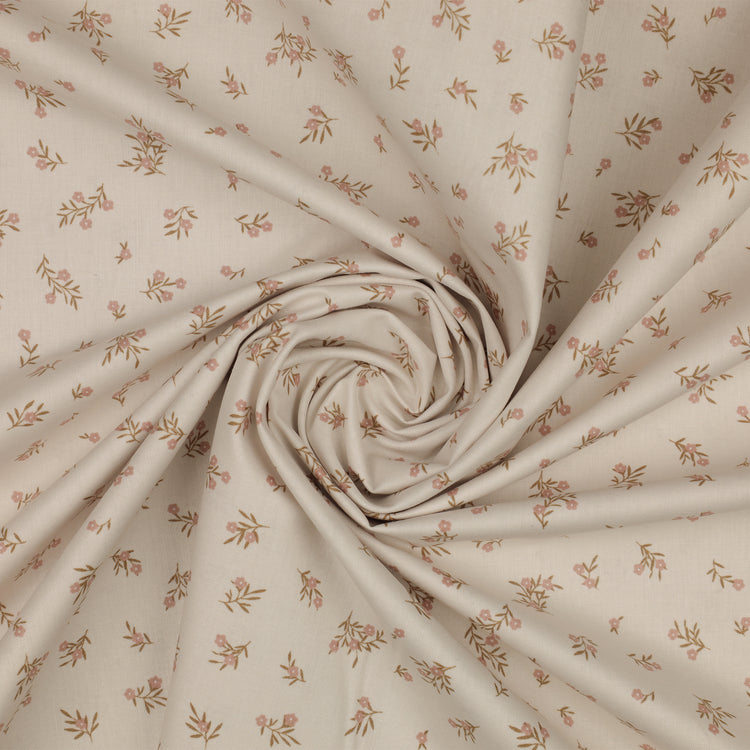 Primrose & Parsley Fabric Collection - Meadow Sprigs Beige: swirled PCPR26841