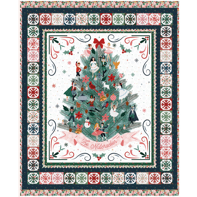 Nutcracker Tradition Fabric Collection - Decorate the Tree Panel