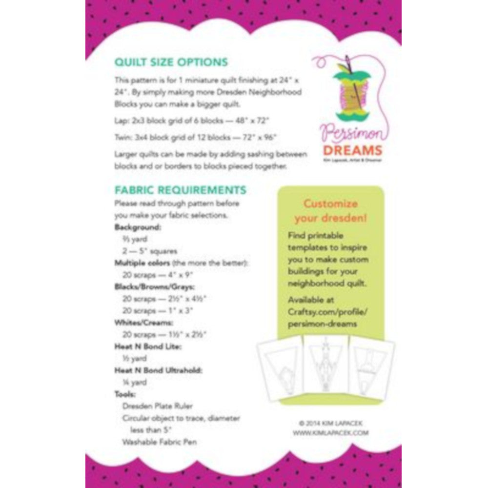 Dresden Neighborhood Mini Quilt Pattern dresden-neighborhood-mini-quilt-pattern