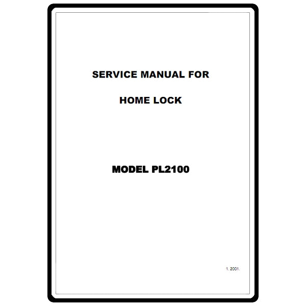 Service Manual, Brother PL2100 image # 10851