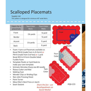 Scalloped Placemat Pattern image # 43780