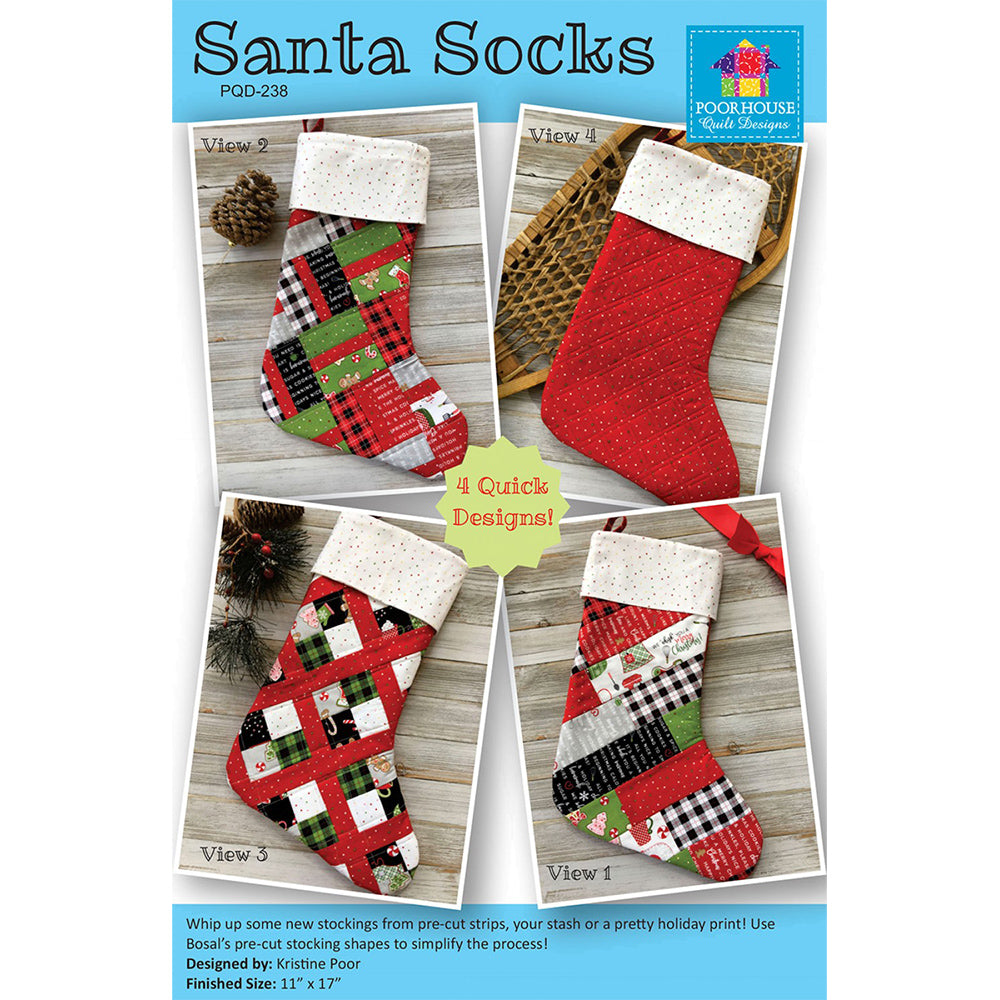Santa Socks Pattern image # 66229