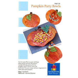 Pumpkin Party Bowls Pattern, Kristine Poor image # 35474