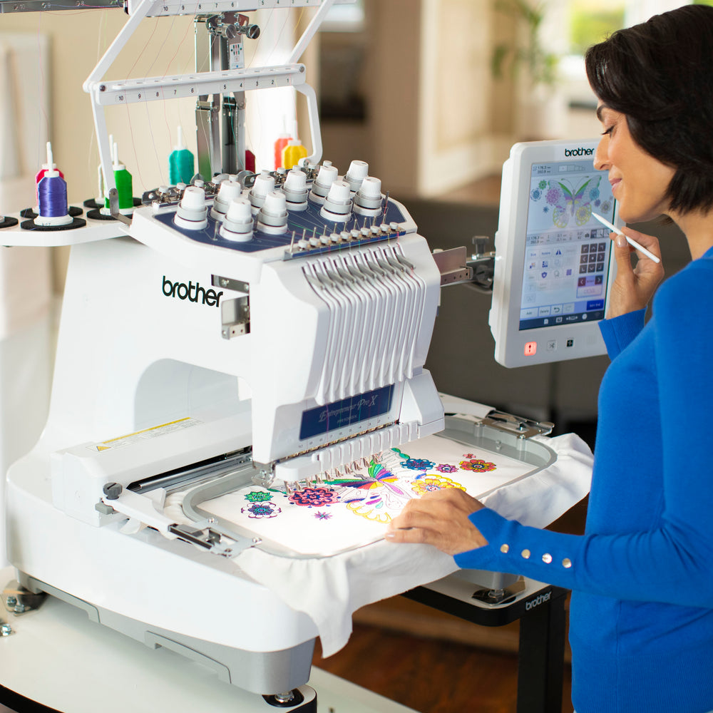 Brother Monogram Machine Brother Entrepreneur Pro X 10-Needle Embroidery Machine