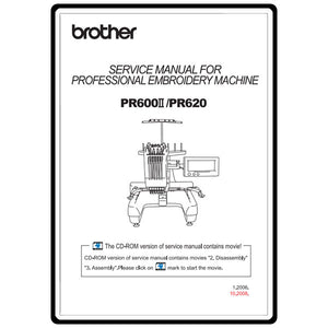 Service Manual, Brother PR-620 image # 6174