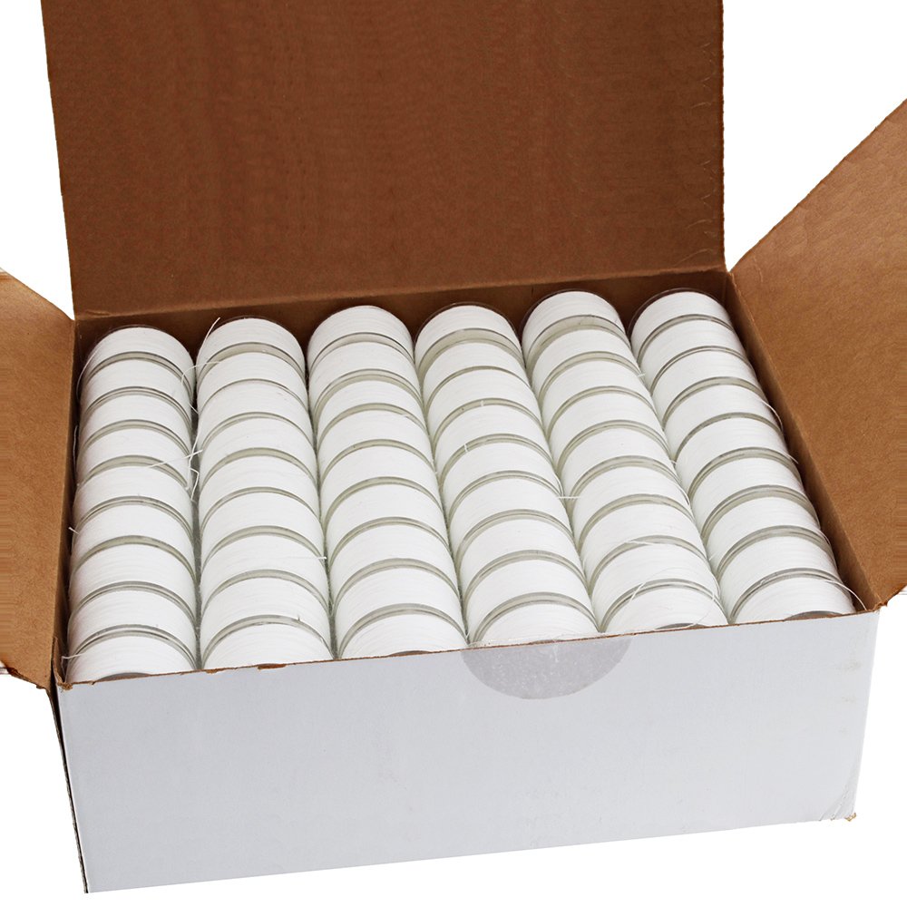 Prewound Bobbins White, 108pk, Janome #PREW108 image # 78711