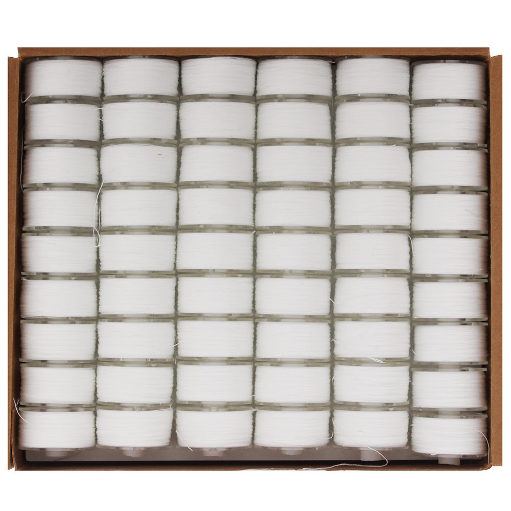 Prewound Bobbins White, 108pk, Janome #PREW108 image # 78710