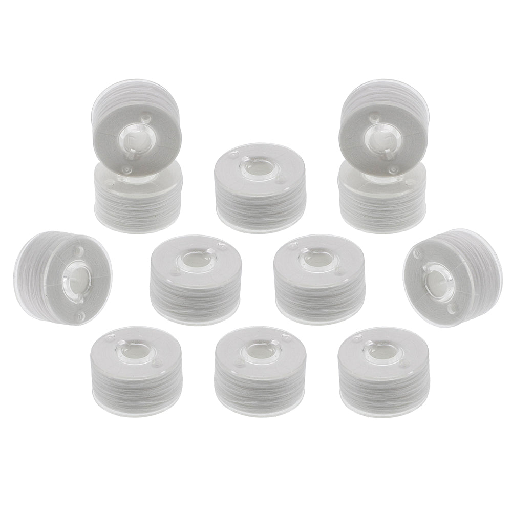 Prewound Bobbins White, 12pk, Janome #PREWW72 image # 70940