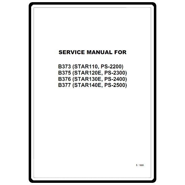 Service Manual, Brother PS2500 image # 15801