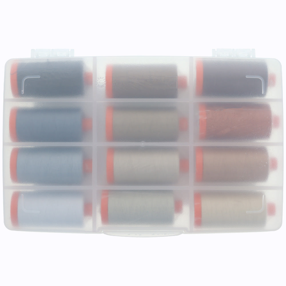 Pat Sloan's Perfect Box of Neutrals Thread Collection, Aurifil (50wt) image # 102310