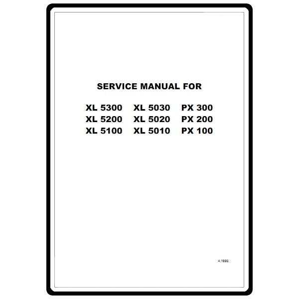 Service Manual, Brother PX200 image # 19858