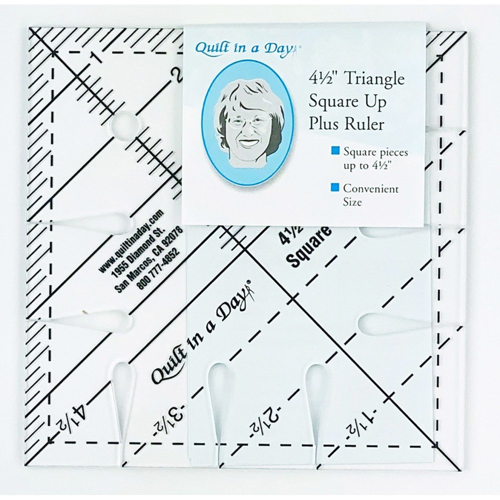 Triangle Square Up Plus Ruler, Quilt in a Day
