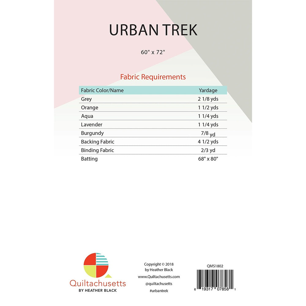 Urban Trek Quilt Pattern image # 64697