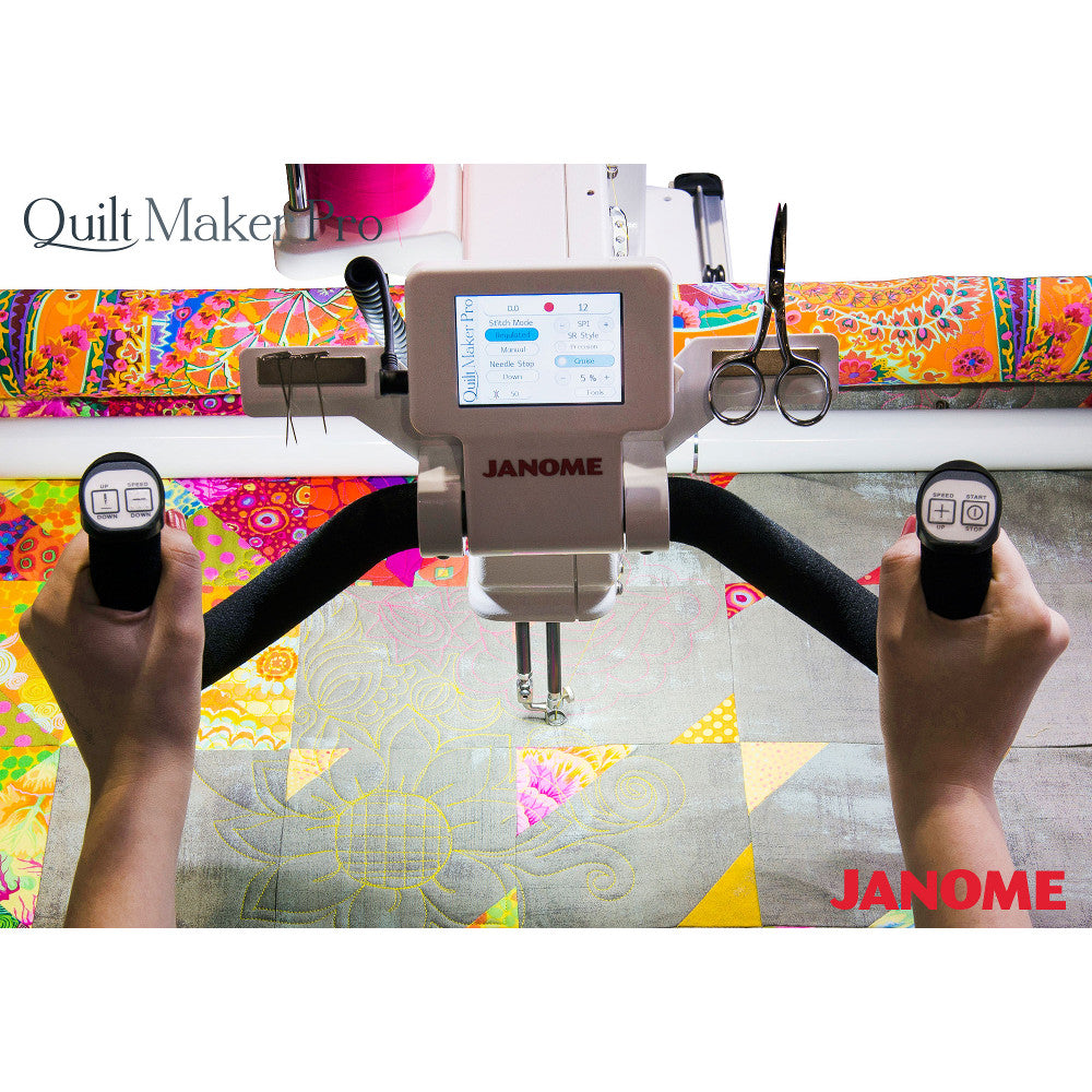 Janome QMPRO18 Quilt Maker Pro 18 Longarm Quilting Machine with Adjustable Frame image # 48232