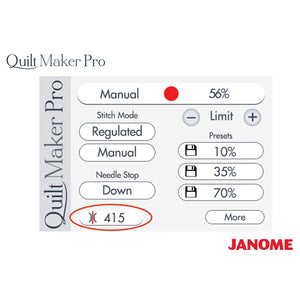 Janome QMPRO18 Quilt Maker Pro 18 Longarm Quilting Machine with Adjustable Frame image # 48237
