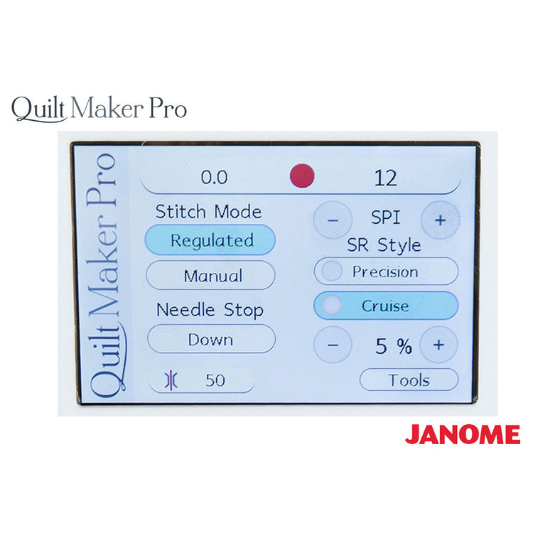 Janome QMPRO18 Quilt Maker Pro 18 Longarm Quilting Machine with Adjustable Frame image # 48238