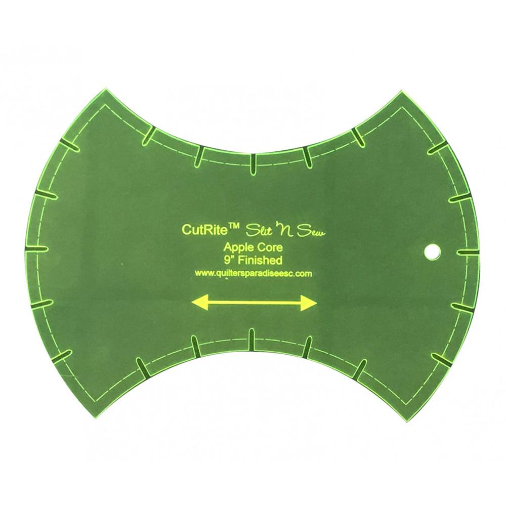 CutRite, Slit 'N Sew Apple Core Template image # 61540