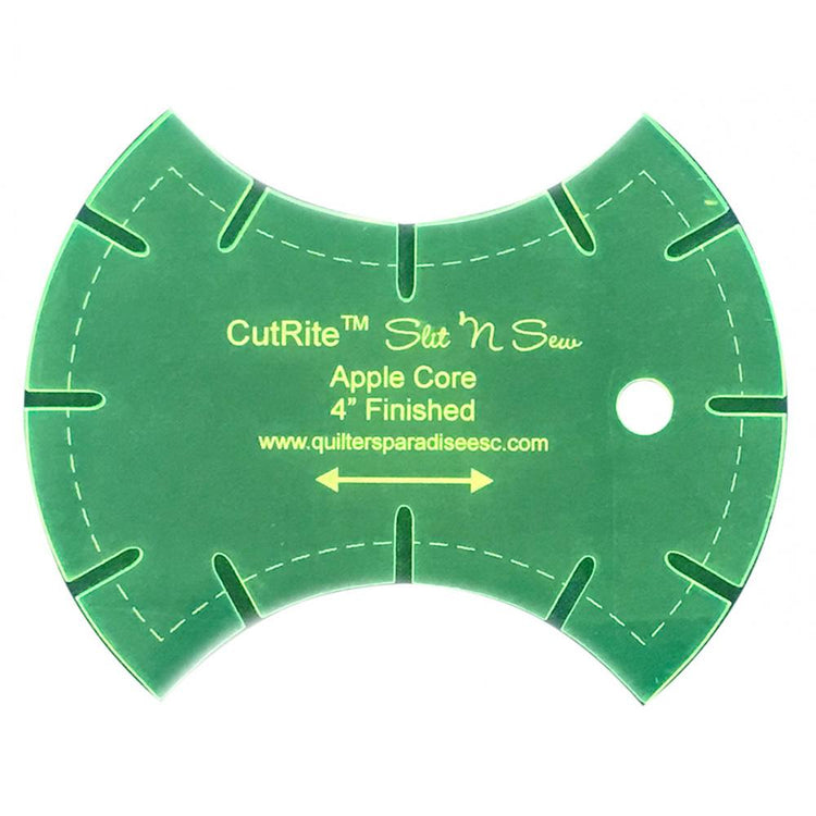 CutRite, Slit 'N Sew Apple Core Template image # 61541