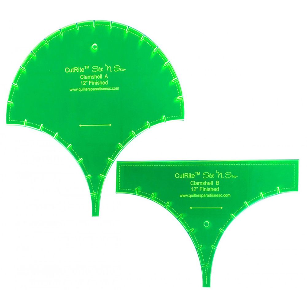 CutRite, Slit 'N Sew Clamshell Template image # 61594