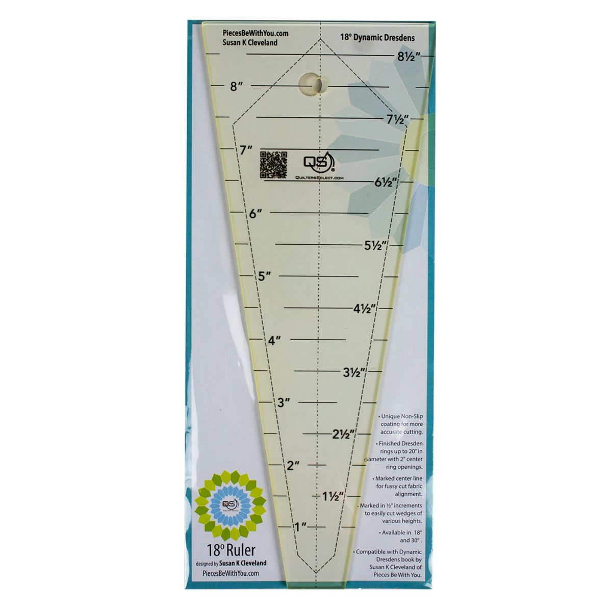 Mini Dresden Ruler Quilters Select Dresden Ruler