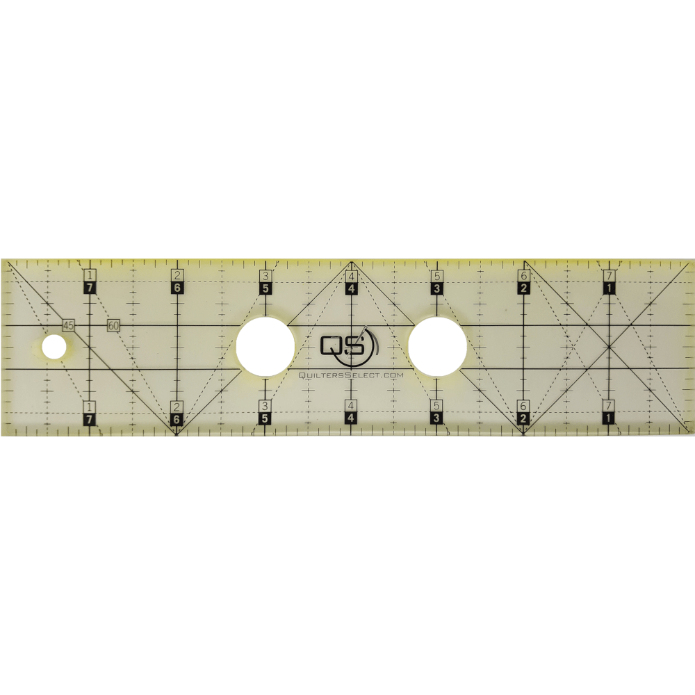 Quilters Select Precision Machine Quilting Ruler - 2in x 8in image # 59199