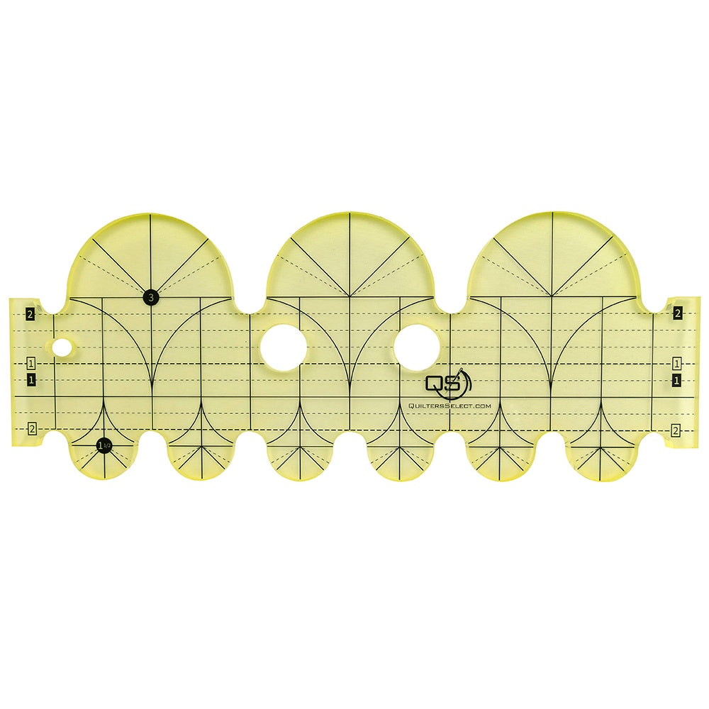 Quilters Select, Diameter Arc Quilting Ruler