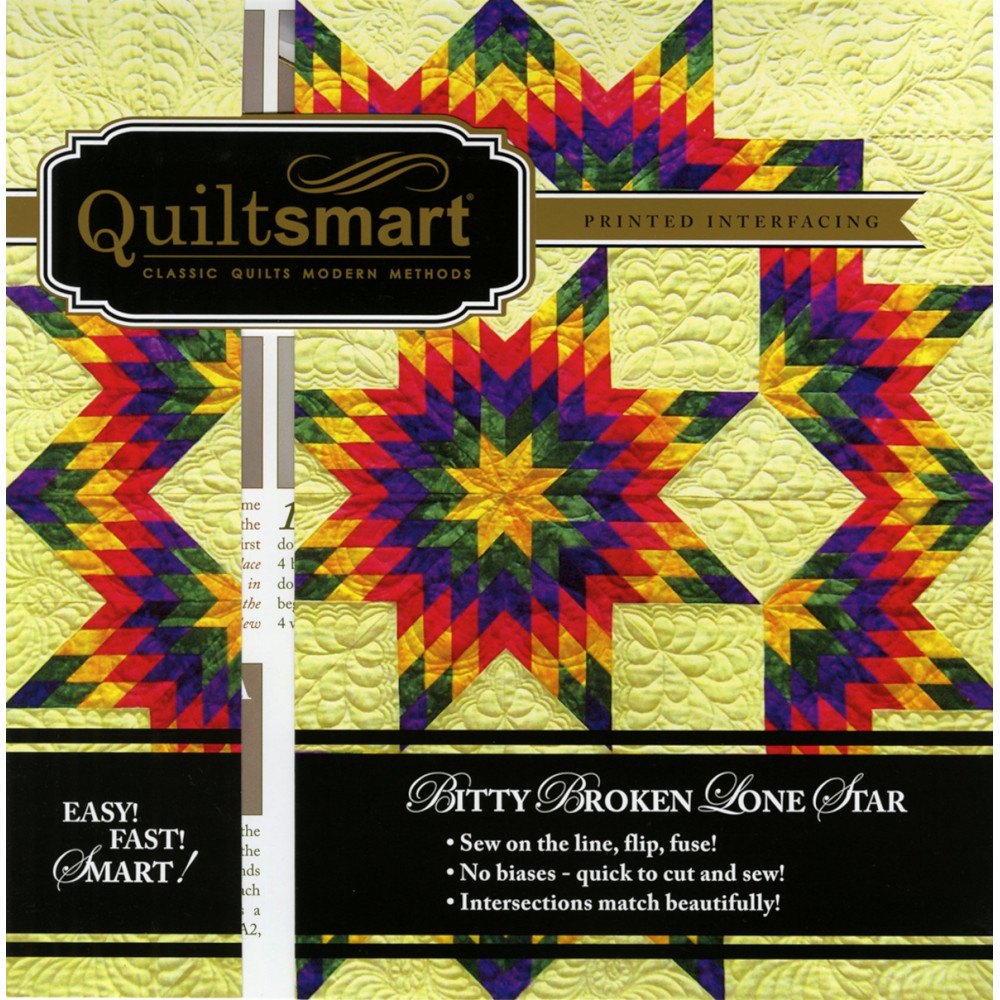 Quiltsmart Bitty Broken Lone Star Snuggler Pattern image # 59069