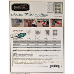 Quiltsmart Double Wedding Ring Quilt Pattern Kit image # 59158