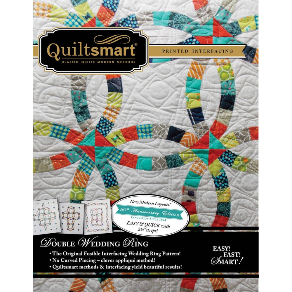 Quiltsmart Double Wedding Ring Quilt Pattern Kit image # 59160